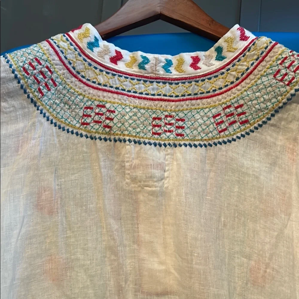 Johnny Was Multicolor Embroidered Top - Picture 8 of 8